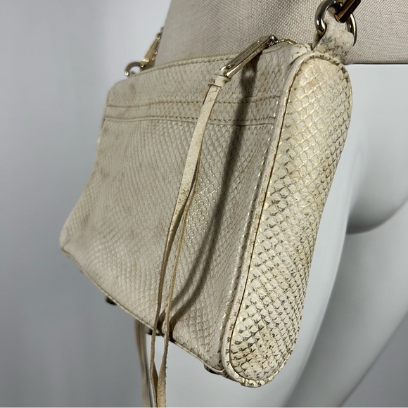 Rebecca Minkoff Cream metallic Crossbody Bag - Picture 7 of 9